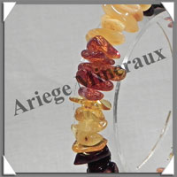 AMBRE - Bracelet Baroque - Multicolore - Petits Morceaux - 18 cm - L