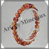 AMBRE - Bracelet Perles Baroques - Caramel - Perles de 6 à 8 mm - 18 cm - L004 Baltique