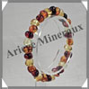 AMBRE - Bracelet Perles Baroques - Multicolore - Perles de 7 à 9 mm - 18 cm - L006 Baltique