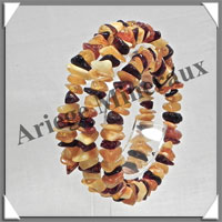 AMBRE - Bracelet Baroque - Multicolore - Serpentin - 50 cm - L