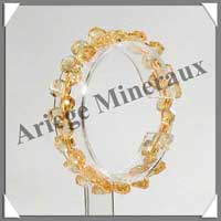 CITRINE (Naturelle) - Bracelet Facet - C31342