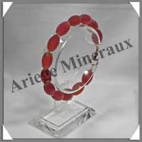 CORNALINE - Bracelet Compos Olives 8x12 mm - 19 cm - M001