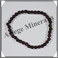GRENAT - Bracelet Promotion - Perles de 5 mm - Montage Elastique - W