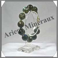 LABRADORITE - Bracelet Perles Facetes 14 mm - 21 cm - C001
