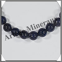LAPIS LAZULI (Teint) - Bracelet Promotion - Perles de 8 mm - Montage Elastique - W