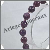 LEPIDOLITE - Bracelet Perles 8 mm - 21 cm - C001