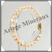 PERLES ROSES - Bracelet Perles de 5  6 mm - NH