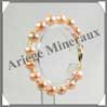 PERLES ROSES - Bracelet Perles de 8 à 10 mm - NE Pacifique