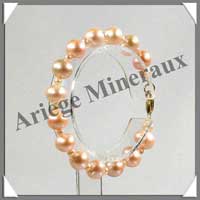 PERLES ROSES - Bracelet Perles de 8  10 mm - NE
