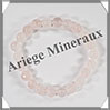 QUARTZ ROSE - Bracelet Promotion - Perles de 7 à 9 mm - Montage Elastique - W Inde