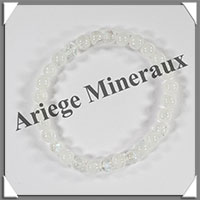 SPECTROLITE (Pierre de Lune Bleue) - Bracelet Promotion - Perles de 7 mm - Montage Elastique - W