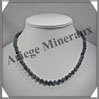 AGATE MOUSSE - Collier Perles 6 mm - 50 cm - M001 Inde