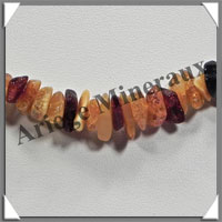 AMBRE - Collier Baroque - Multicolore - Petits Morceaux - 43 cm - L010