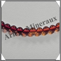 AMBRE - Collier Perles 4 mm - Multicolore en dgrad - 44 cm - M001