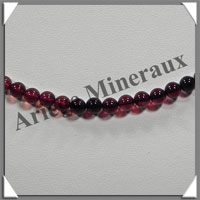 AMBRE - Collier Perles 4 mm - Multicolore en dgrad - 44 cm - M002