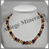 AMBRE - Collier Perles Baroques - Multicolore - 48 cm - L006 Baltique