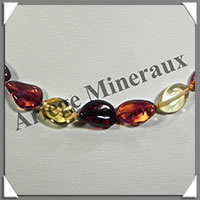 AMBRE - Collier Perles Baroques - Multicolore - 66 cm - L016