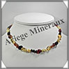 AMBRE - Collier Perles Baroques - Multicolore - 46 cm - L023 Baltique