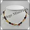 AMBRE - Collier Perles Baroques - Multicolore - 46 cm - L024 Baltique