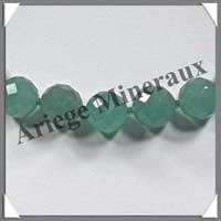 AVENTURINE - Collier Perles Facetes 12 mm - 43 cm - A007