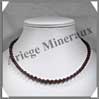 GRENAT - Collier Perles 5 mm - 44 cm - M001 Malawi
