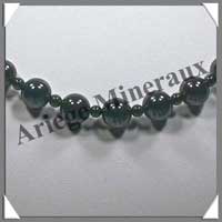 HEMATITE - Collier Perles 4 et 10 mm en altern - 48 cm - A003
