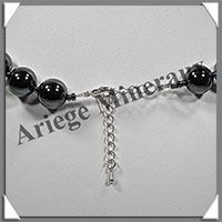 HEMATITE Magntique - Collier Perles 12 mm - 46 cm - M001