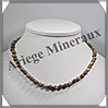 JASPE PAYSAGE- Collier Perles 6 mm - 45 cm - M001 Mexique
