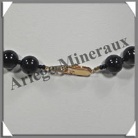 OEIL CELESTE - Collier Perles 10  16 mm en dgrad - 44 cm - A002