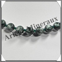 SERAPHINITE - Collier Perles 8 mm - 43 cm - M001