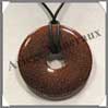 PIERRE DE SOLEIL (Synthétique) - Pendentif Donut 45 mm - A045 Chine